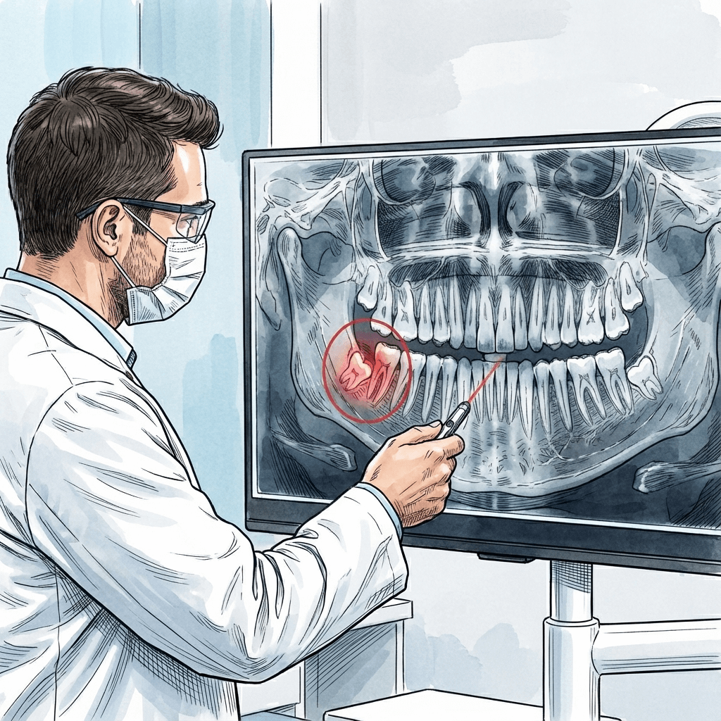 A rejtőzködő dentigerous ciszta: miért fontos a fogászati röntgen?